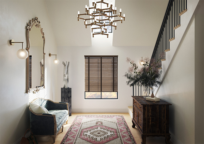 Kalmar Deluxe, Jacobean Oak - Motorised Venetian Blind - Image 6